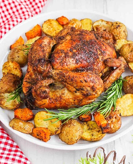 Whole Chicken in Air Fryer