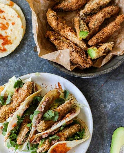 Crunchy Gluten Free Avocado Tacos