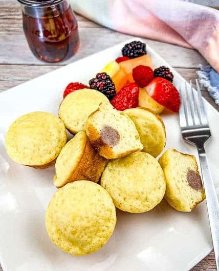 Pancake Bites with Sausage