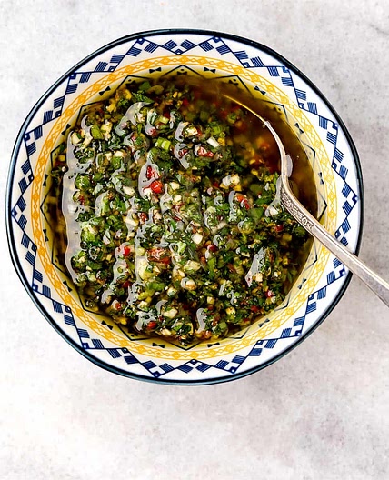 Authentic Chimichurri [Video+Recipe] Argentinian Steak Sauce