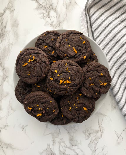 Vegan Chocolate Orange Cookies