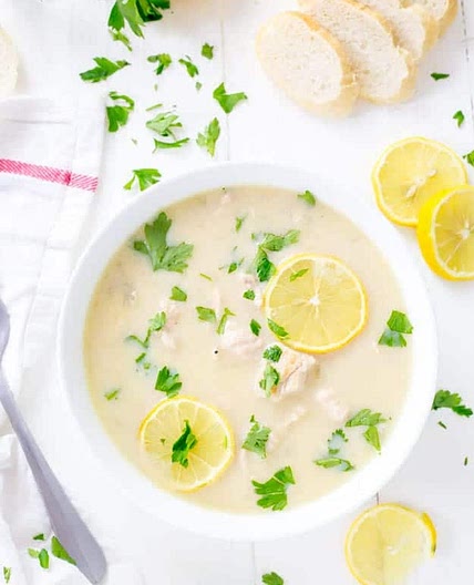 Instant Pot Greek Lemon Chicken Soup