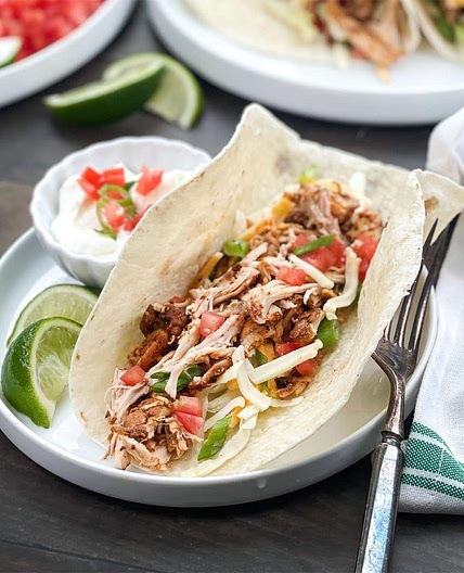 Shredded Chicken Tacos Recipe
