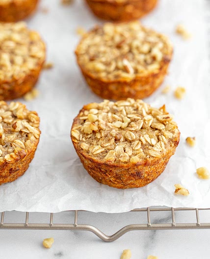Banana Baked Oatmeal Cups