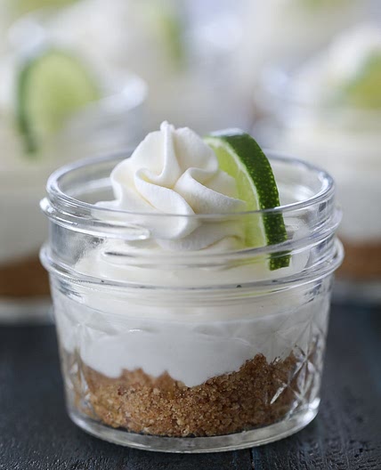 Mini No-Bake Key Lime Pie in a Jar