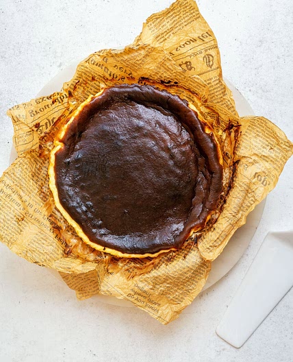 Easy Basque Cheesecake