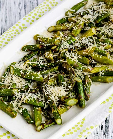 Air Fryer Asparagus with Lemon and Parmesan