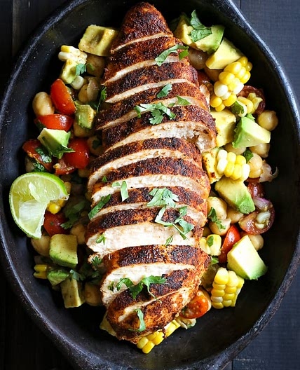 Blackened Chicken Fiesta Salad