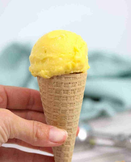 Dairy-free Mango Ice Cream