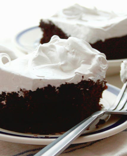 Heaven and Hell Sheet Cake