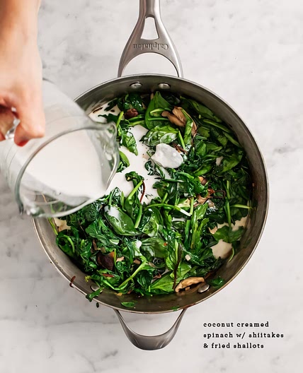 Coconut Creamed Spinach