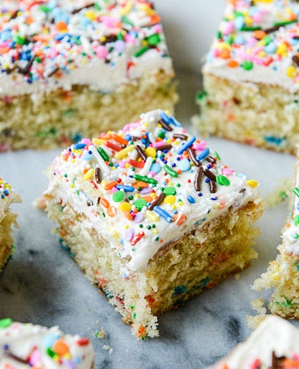 Confetti Snack Cake