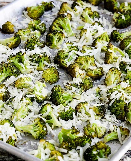Roasted Broccoli with Lemon and Pecorino-Romano Cheese