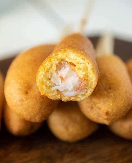 Shrimp Corn Dogs with Creamy Chipotle Dip