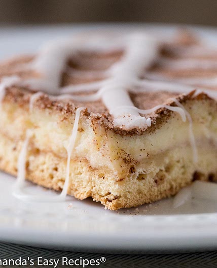 Cinnamon Roll Cheesecake Bars Recipe