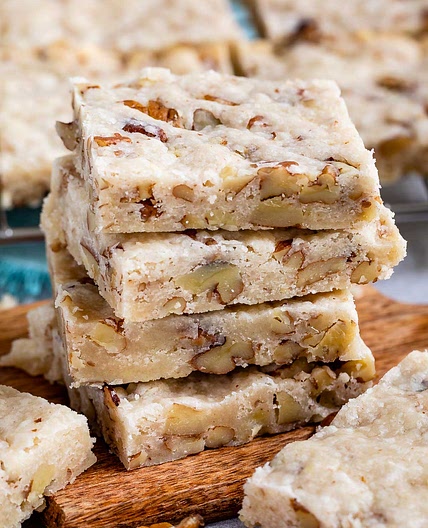 Pecan Shortbread Bars Recipe