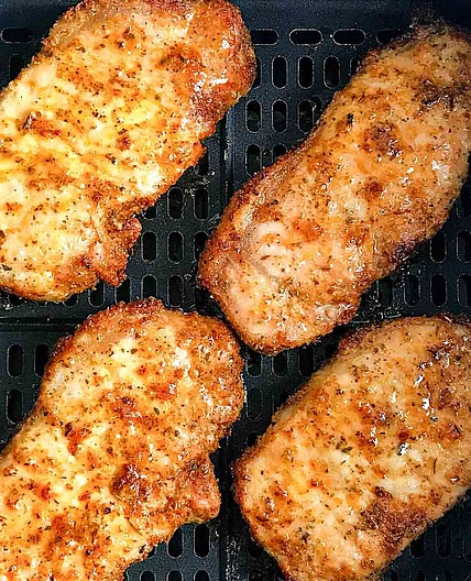 Air fryer pork chops no breading