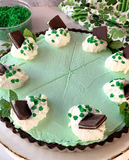 Chocolate and Mint MousseTart