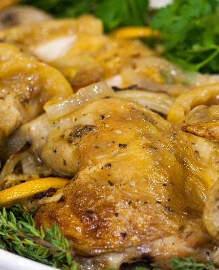 Ina Garten's Skillet-Roasted Lemon Chicken recipe