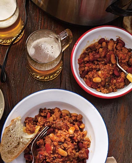 Chili de porc aux trois haricots