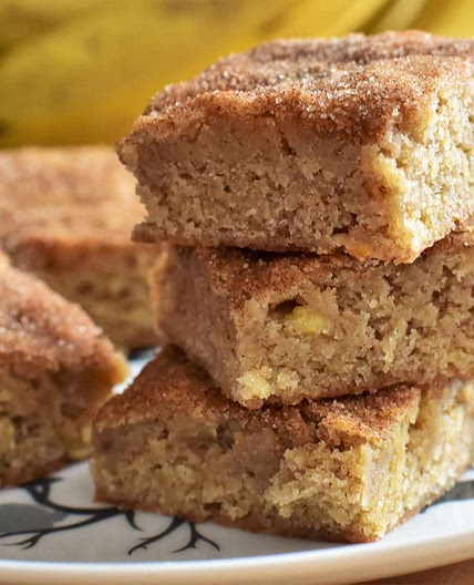Banana Snickerdoodle Bars