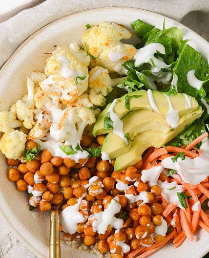 Buffalo Chickpea Bowl