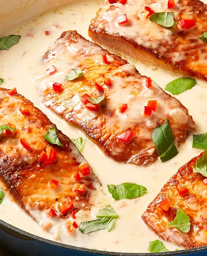 Creamy Coconut-Lime Salmon