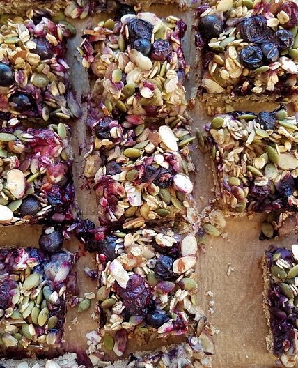 Blueberry Oat Breakfast Bars