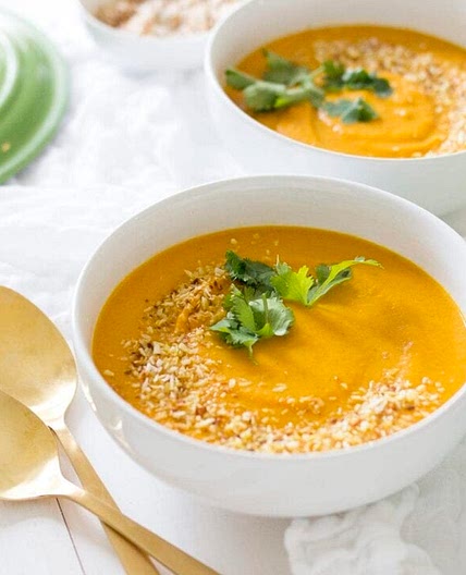 Curried Coconut Carrot Soup