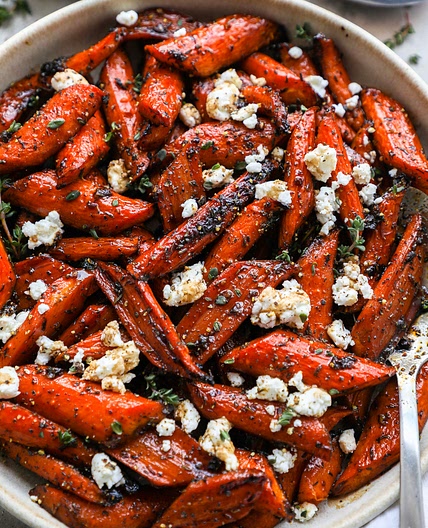 Honey Balsamic Roasted Carrots
