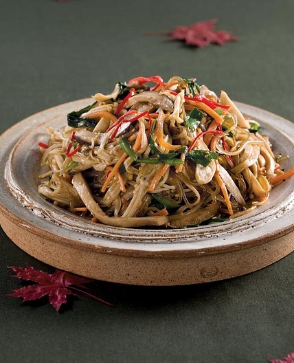 버섯잡채 만드는 법