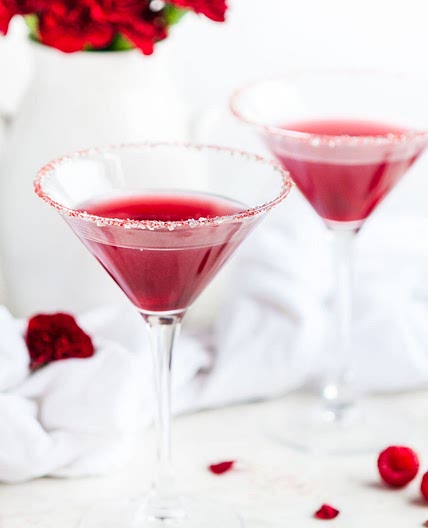 Raspberry Lemon Drop Cocktail