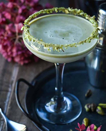 White Chocolate Pistachio Martini