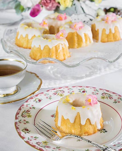 Mini Lemon Bundt Cakes