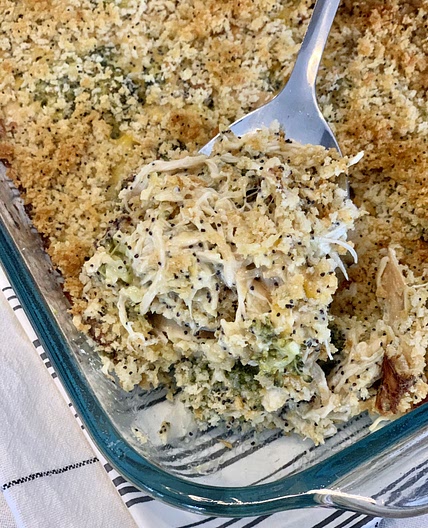 Creamy Poppyseed Chicken Casserole