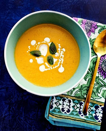 Vegan Soup Maker - Harissa Sweet Potato Soup Recipe