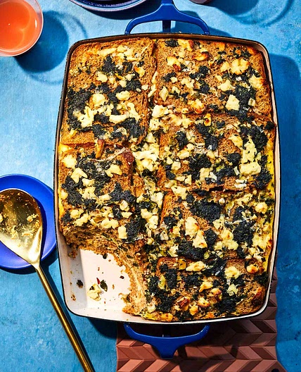 Spinach & Feta Strata