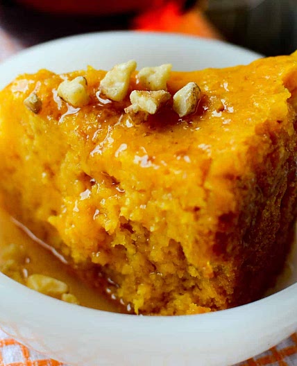 Crock Pot Pumpkin Dump Cake Recipe