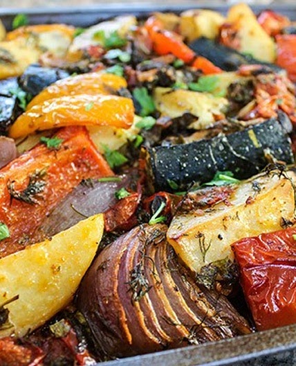 Greek Briam (Summer Vegetables Baked in Olive Oil)