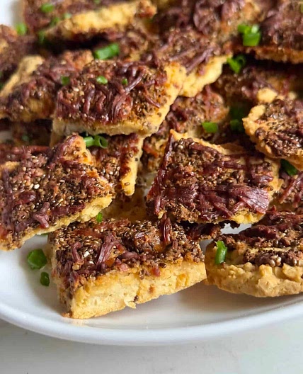 Crispy Chickpea Crackers