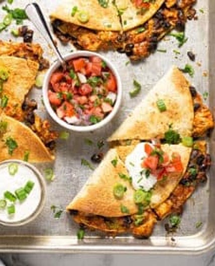 Sheet Pan Quesadillas
