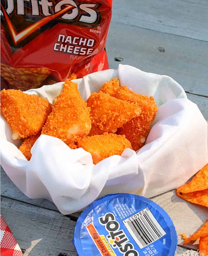 Fried Cheese Stuffed Doritos