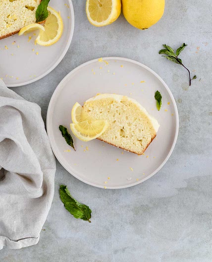 Glazed Greek Yogurt Lemon Quick Bread