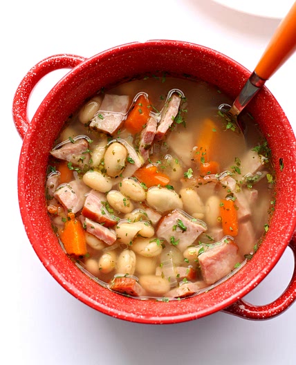 Instant Pot Ham and Bean Soup