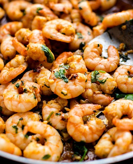 Garlic Cilantro Shrimp