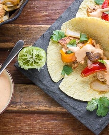 Chipotle Lime Cream Sauce for Fajitas or Tacos