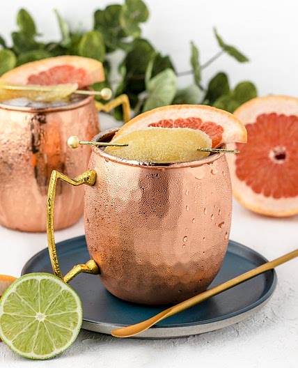 Grapefruit Ginger Beer Mocktail