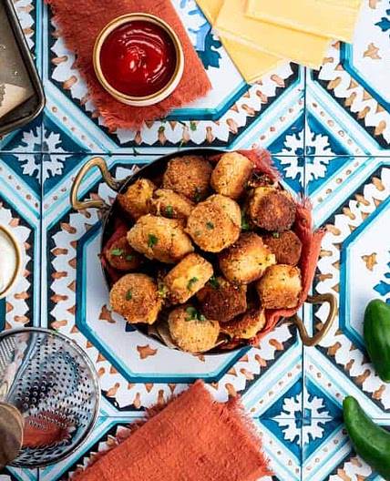Crispy Chilli Cheese Nuggets Recipe With Jalapenos