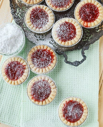 Strawberry Rhubarb Tarts