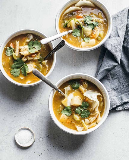 Vegan Soup Joumou (Haitian Squash Soup)